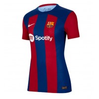 Barcelona Ferran Torres #7 Replica Home Shirt Ladies 2023-24 Short Sleeve